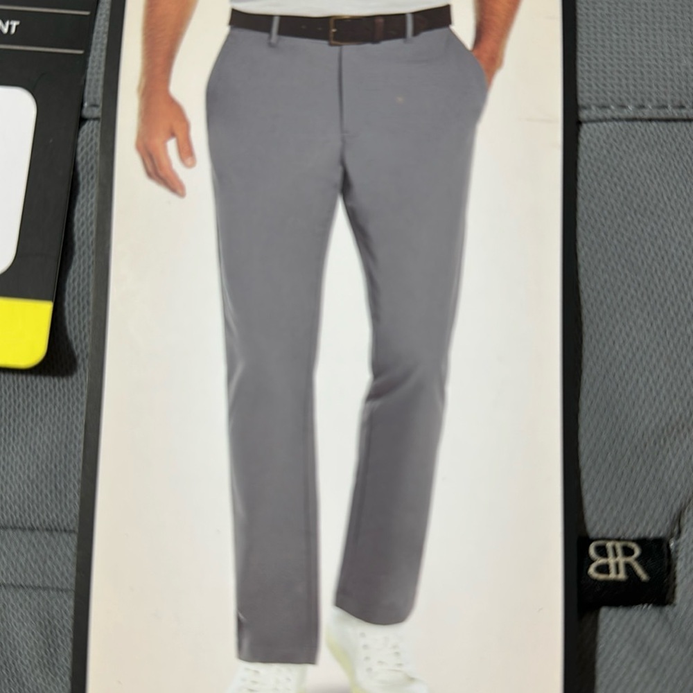 Banana Republic Men's Grey Flat Front Pant Size 30x32